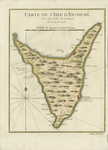 Carte de L’Isle D’Anjouan by Jacques Nicolas Bellin