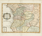 Carte des Royaumes de Congo, Angola et Benguela avec les pays Voisins, Tire de l'Anglois by Jacques Nicolas Bellin