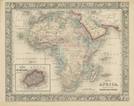 Map of Africa Showing its most Recent Discoveries by S. Augustus (Samuel Augustus) Mitchell