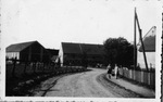 World War II village street scene