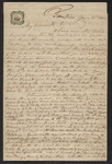 Letter from Ann McClaremonde Chase to Franklin Chase