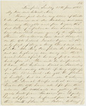 Letter from Franklin Chase to Ann McClaremonde Chase