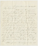 Letter from Franklin Chase to Ann McClaremonde Chase