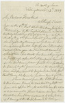 Letter from Ann McClaremonde Chase to Franklin Chase