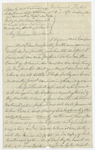 Letter from Ann McClaremonde Chase to Franklin Chase
