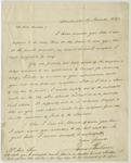 Letter from James Buchanon to Ann McClaremonde Chase by James Buchanon
