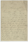 Letter from George B. Chase to Franklin Chase