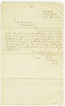 Letter from William Gates to Franklin Chase