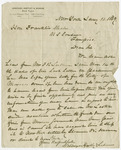 Letter from Schuyler Hartley Graham to Franklin Chase