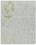 Letter from George Rawson to [Mollie]