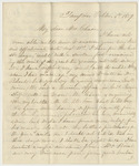 Letter from Ann Chase to Franklin Chase Addressing her Medical Condition