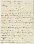 Letter from Ann Chase to Matias Romero