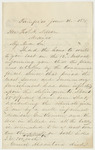 Letter from Franklin Chase to Thomas H. Nelson