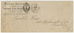 Envelope for Franklin Chase from The Treasury Department