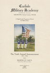 Carlisle Military Academy annual announcement, 1911-1912