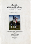 Carlisle Military Academy Tenth Annual Announcement