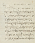 Letter to President William Henry Harrison