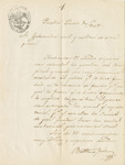 Letter to U.S. Army