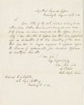Letter to Francis S. Belton from the Adjutant General's Office