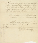 Receipt of payment to Francis S. Belton