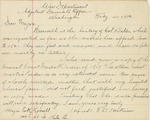 Letter from U.S. War Department Adjutant General's Office