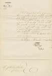 Letter to Military Governor John A. Quitman from Manuel Reyes Veramendi by Manuel Reyes Veramendi