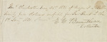 Receipt of rent of Francis S. Belton