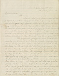 Letter from Schuyler Hamilton to Harriet Kirby Belton by Schuyler Hamilton
