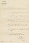 Letter to Military Governor John A. Quitman from Manuel Reyes Veramendi by Manuel Reyes Veramendi