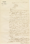Letter to Colonel Francis S. Belton from Manuel Reyes Veramendi by Manuel Reyes Veramendi