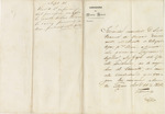 Letter from U.S. Army governing in Mexico City by Manuel Reyes Veramendi