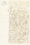 Letter from U.S. Army governing in Mexico City by Manuel Reyes Veramendi
