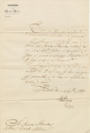 Letter to Colonel Francis S. Belton from Manuel Reyes Veramendi by Manuel Reyes Veramendi