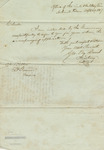 Letter to Lieutenant Governor Francis S. Belton