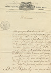 Letter to U.S. Army governing in Mexico City from Pedro Garcia and Nosé Fixman by Pedro Garcia and Nosé Fixman