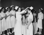 Nursing graduate capping ceremony, 1954