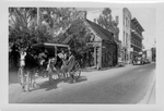 Etta and Harold Culmer on horse-drawn carriage