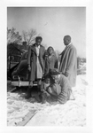 Culmer family posed in the snow