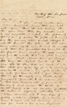 DeLancey Floyd-Jones letter to Sarah, October 2, 1846