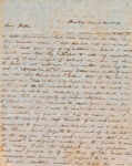 DeLancey Floyd-Jones letter to his father, November 17, 1846