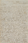 DeLancey Floyd-Jones letter to his mother, December 22, 1846