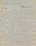 DeLancey Floyd-Jones letter to Sarah, February 9, 1847
