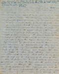 DeLancey Floyd-Jones letter to his mother, April 24, 1847