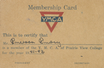 Dr. Emory's YMCA Membership Card