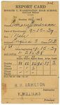 Booker T. Washington High School 1937-1938 English Report Card for Emerson Emory