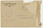 Letter from Eugene V. Debs to C. F. Anderson by Eugene Victor Debs