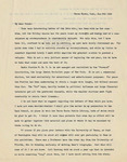 Letter from Theodore Debs to Frank X. Holl by Theodore Debs