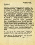 Letter from Frank X. Holl To Eugene V. Debs Regarding Presidential Nomination by Frank X. Holl