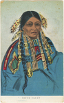 Postcard illustration of a Sioux woman