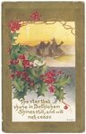 Postcard: "The star that shone in Bethlehem shines still, and will not cease," 1909